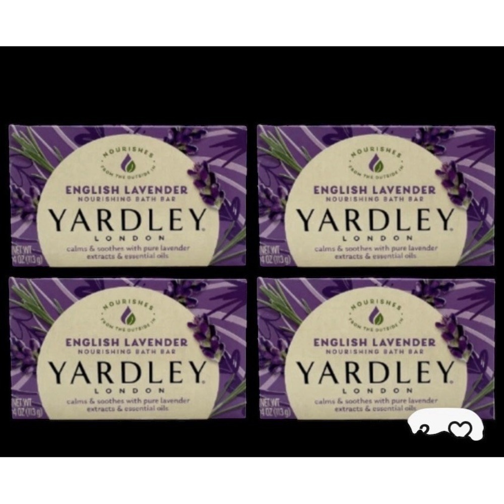 Yardley English Lavender Bar Soap 4oz (4Pack)